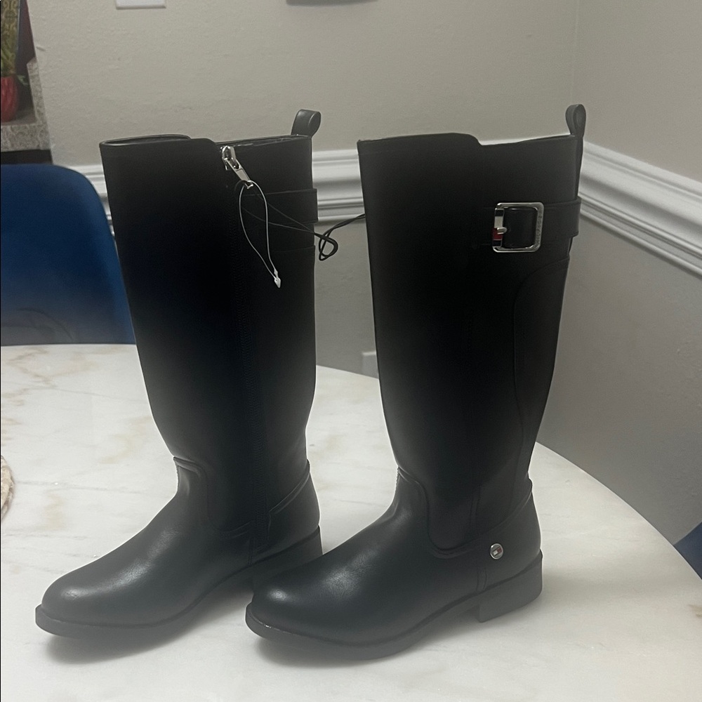 Tommy Hilfiger Black Over the Knee Boots